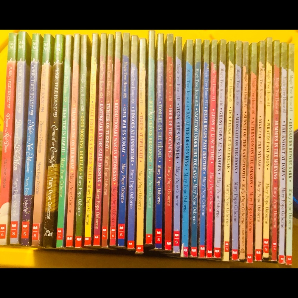 Set of Magic Treehouse books 1-28, 33-37